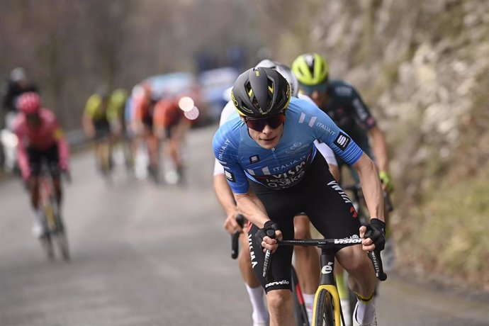 Jonas Vingegaard, durante la Tirreno-Adriático 2024.