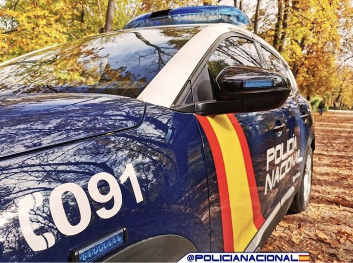 Vehículo de la Policía Nacional.