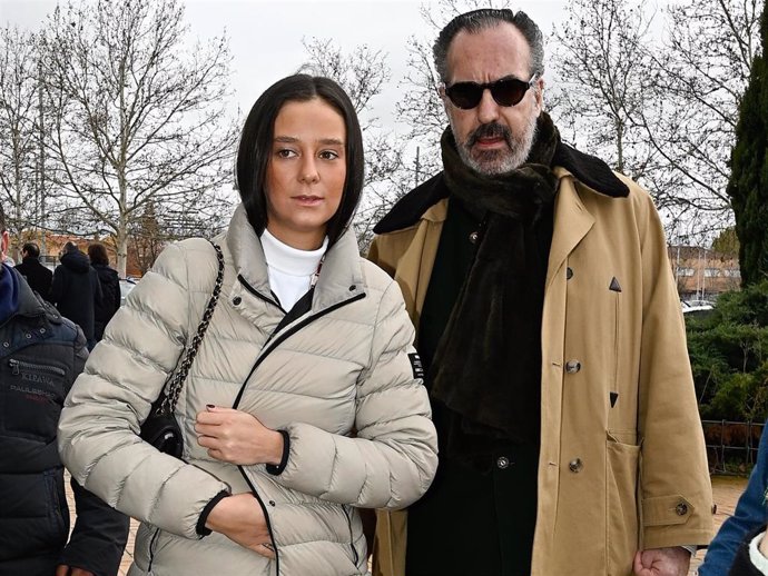 Jaime de Marichalar y Victoria Federica en la corrida de José María Manzanares, Roca Rey y Fernando Adrián en la Feria del Milagro de Illescas a 09 de Marzo de 2024 en Illescas (España).