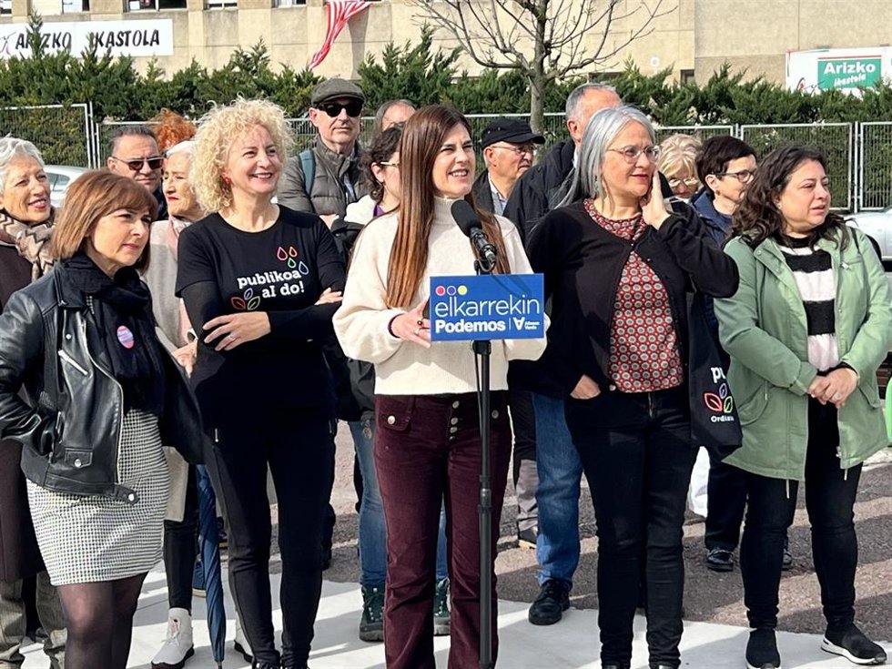 Actod e Elkarrekin Podemos en Basauri