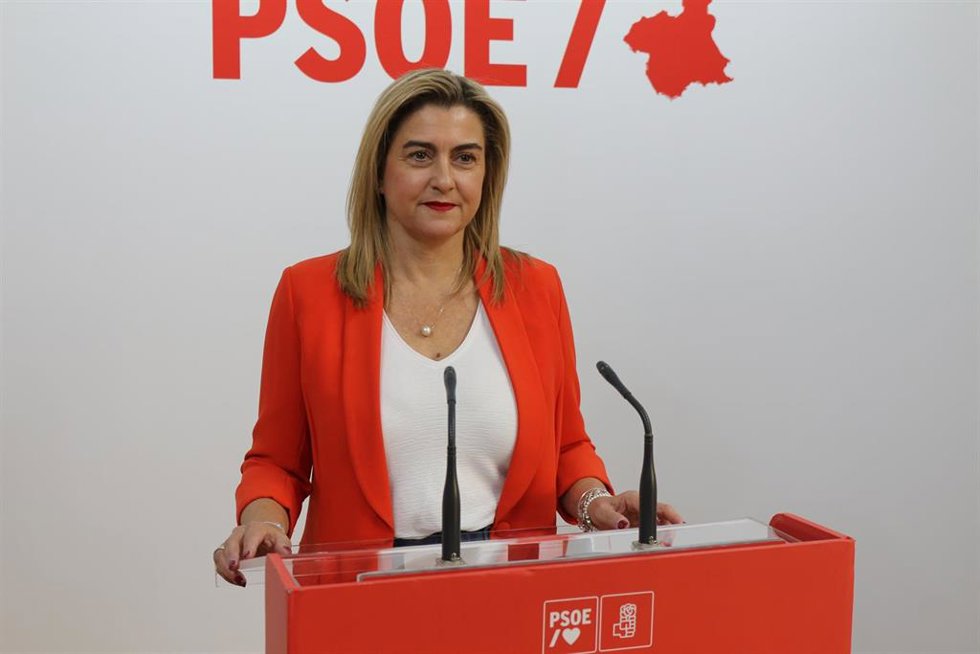 La portavoz del Partido Socialista, Carmina Fernández