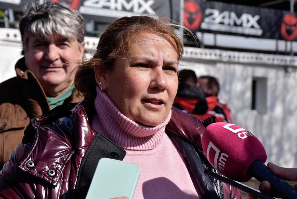 Tita García Élez en Montearagón.