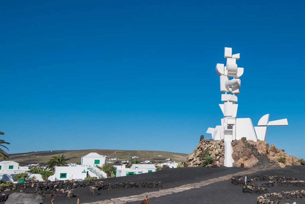 Escultura de la Fecundidad, en Lanzarote