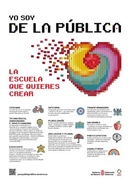 Campaña en apoyo a la enseñanza pública.