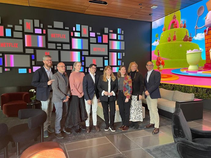 La consellera Natlia Garriga, en su visita a Los Ángeles