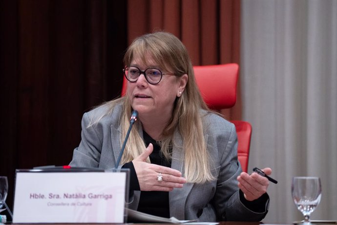 La consellera de Cultura de la Generalitat, Natàlia Garriga