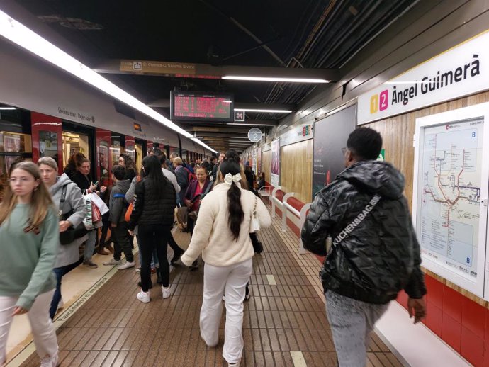 Imagen de archivo de una estación de Metrovalencia.