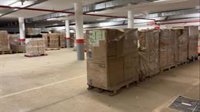 El SES documenta en la Guardia Civil el hallazgo de 700.000 mascarillas de Ingesa en Almendralejo con cartel de no usar