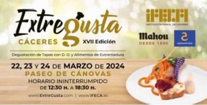 La feria de la tapa Extregusta se celebrará del 22 al 24 de marzo en el Paseo de Cánovas