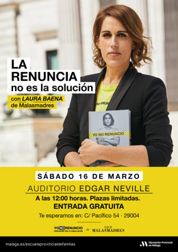 La Escuela de Familias de la Diputación trae al auditorio Edgar Neville a la fundadora del Club de Malasmadres