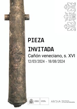 Cartel de la pieza invitada en el Arqva