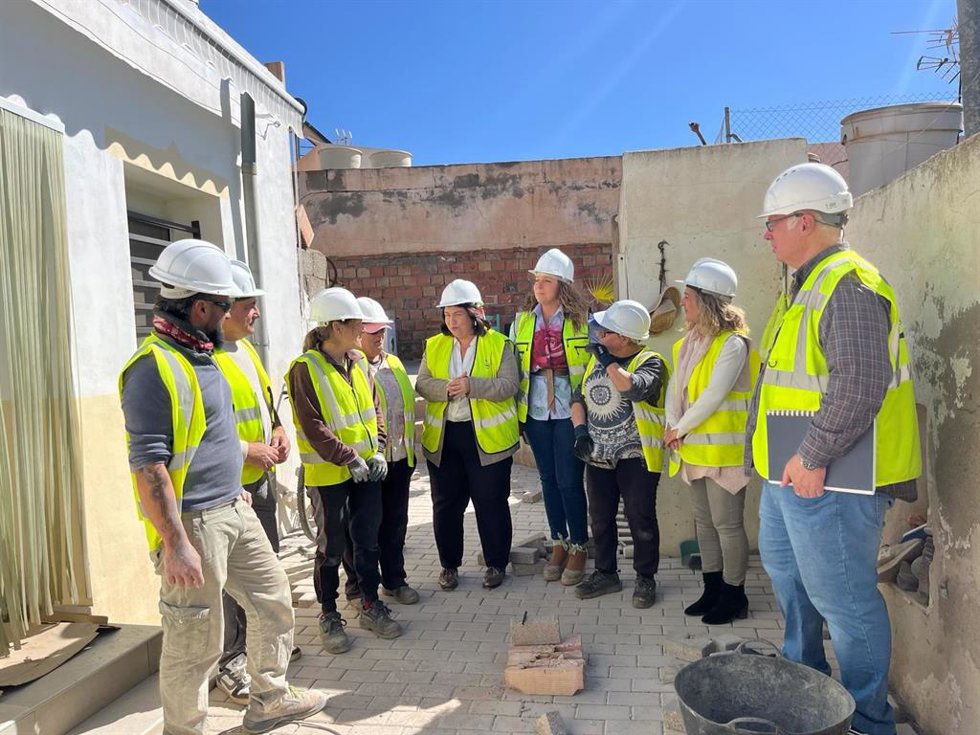 Obras del PFEA en Rioja (Almería).