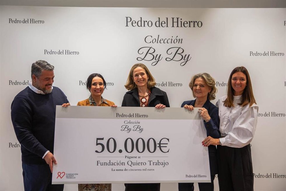 Pedro del Hierro apoya con 50.000 euros a la Fundación Quiero Trabajo