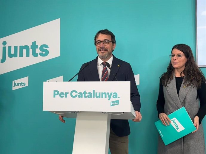 El portaveu de Junts, Josep Rius