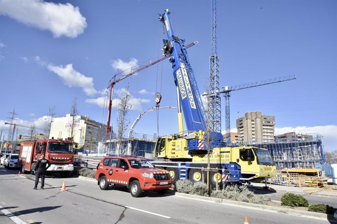 Les obres on s'ha produït l'accident