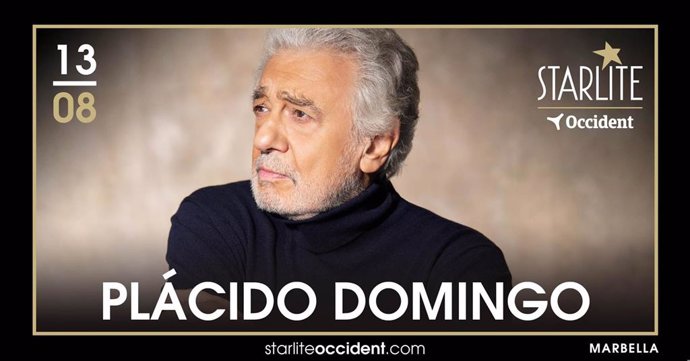 Plácido Domingo, nueva confirmación en Starlite Occident