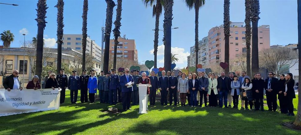 Badajoz conmemora los atentados del 11M en su 20 aniversario y el Día Europeo de las Víctimas del Terrorismo