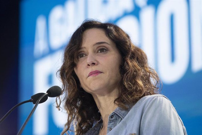 La presidenta de la Comunidad de Madrid, Isabel Díaz Ayuso