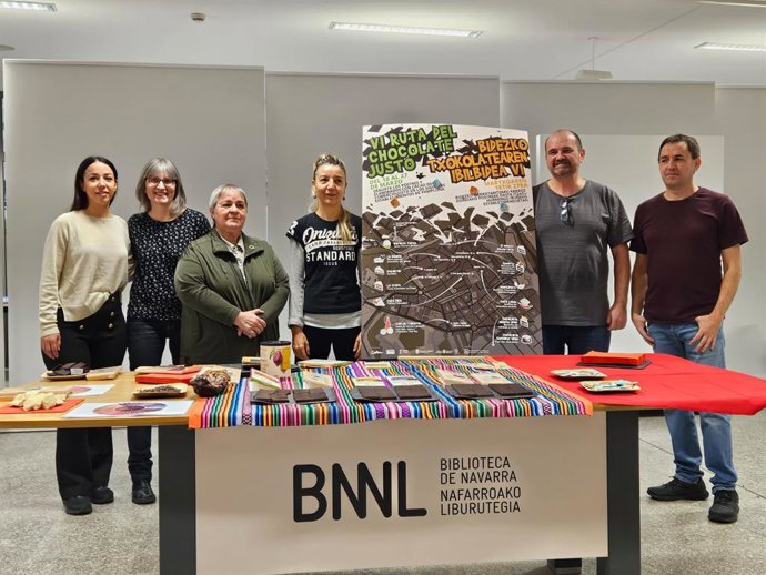 Presentación de la Ruta del Chocolate del Comercio Justo de Navarra.