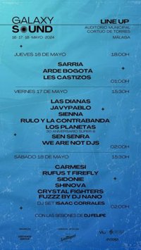 Shinova se suma a Arde Bogotá, Los Planetas y Crystal Fighters en el Galaxy Sound