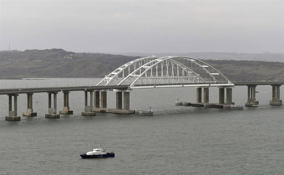 Archivo - El puente de Crimea (Archivo)