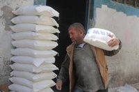 Israel autoriza la entrada de un gran cargamento de harina de EEUU en Gaza con dos meses de retraso