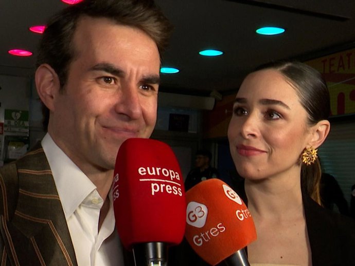 Daniel Muriel y Candela Serrat en la entrega de los Premios de la Unión de Actores y Actrices 2024