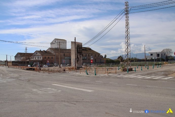 Torre elèctrica a l'Aldea (Tarragona)