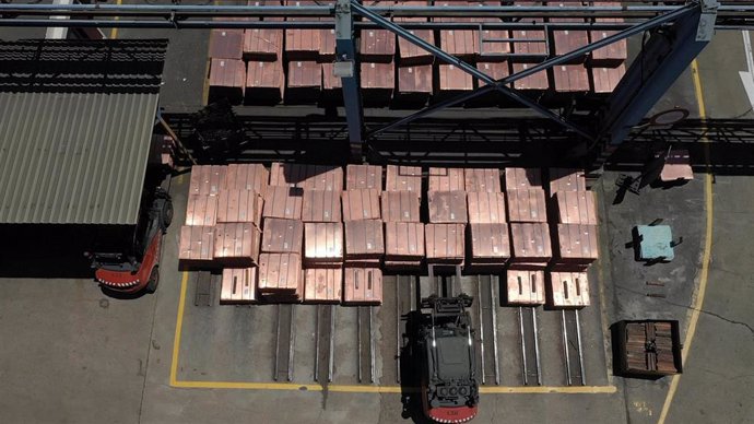 Producción de cobre en Atlantic Copper.