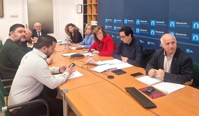 Reunión de la Junta de Gobierno de la Diputación de Palencia.