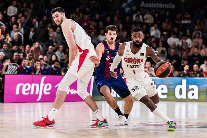 Archivo - Corey Davis durante el Bara-Bsquet Girona de la Liga Endesa 2023-2024