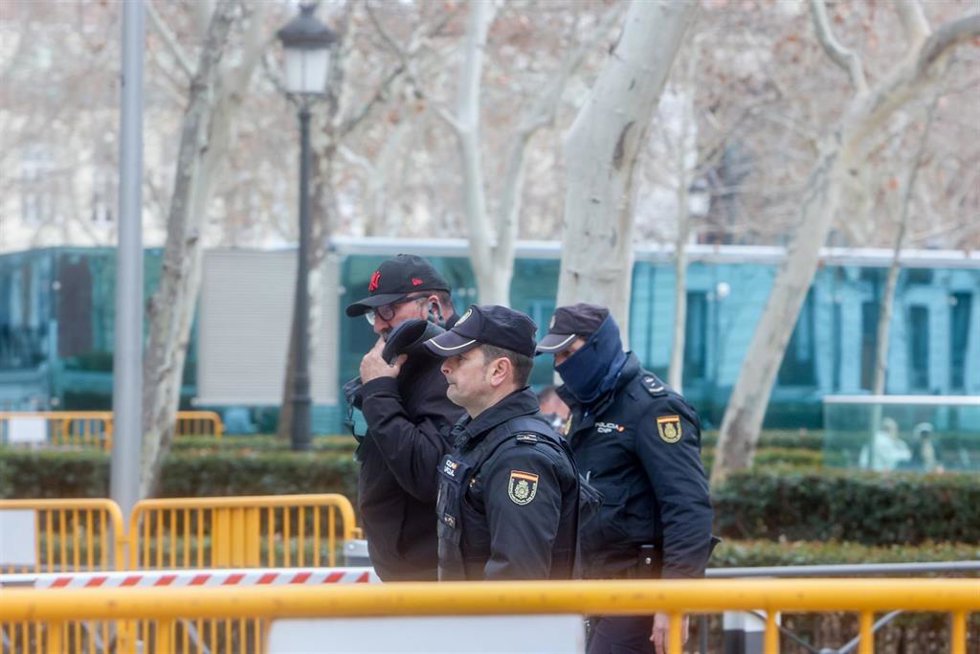 El exasesor del exministro José Luis Ábalos, Koldo García, a su salida de la Audiencia Nacional, a 22 de febrero de 2024, en Madrid (España). 