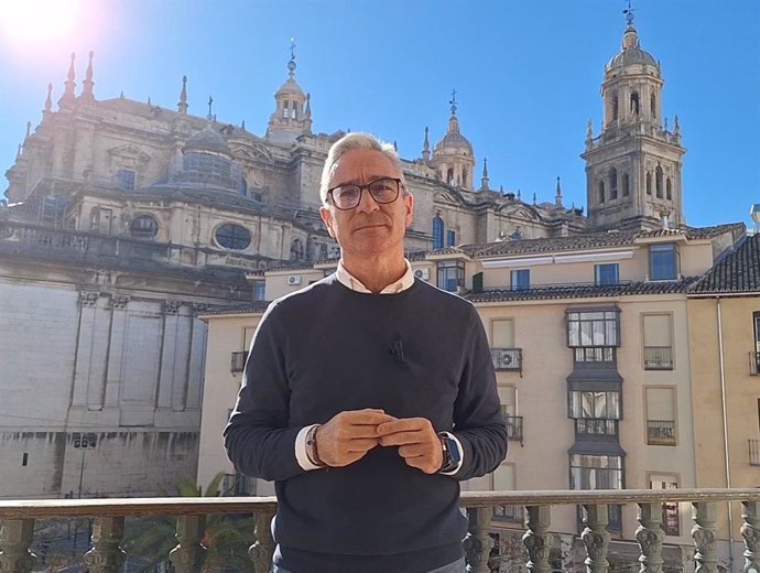 Archivo - El portavoz del PP en la Diputación de Jaén, Luis Mariano Camacho/Archivo