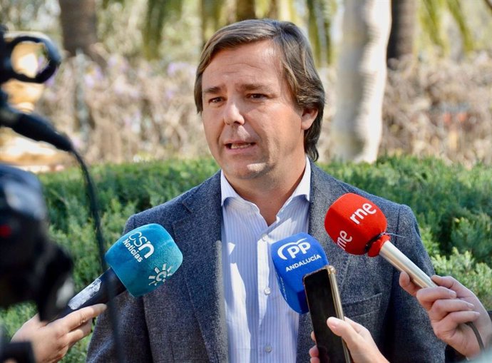 El secretario general del PP-A, Antonio Repullo, este martes