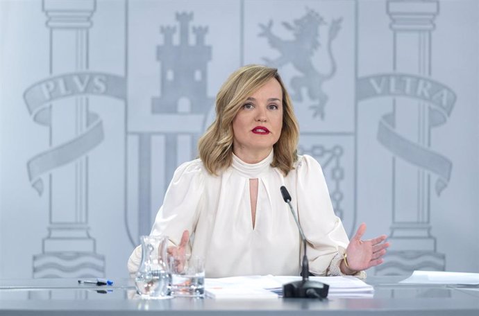 La ministra de Educación, Formación Profesional y Deporte, Pilar Alegría.