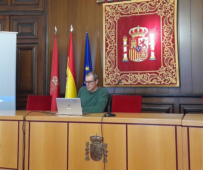 El delegado territorial de la Agencia Estatal de Meteorología en Navarra, Pedro Oria