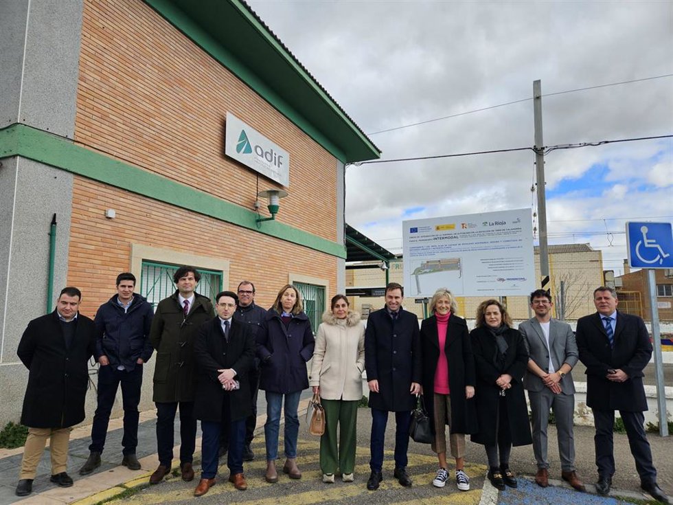 Visita obras estación intermodal Calahorra