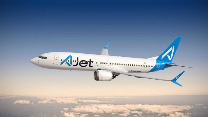 Avión de AJET.