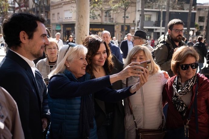 Ayuso en Castelldefels