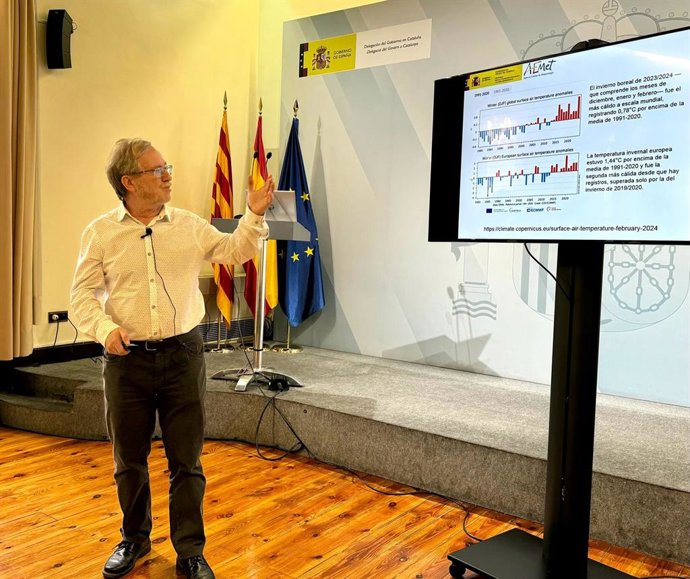 El delegado de la Agencia Estatal de Meteorología (Aemet) en Catalunya, Ramón Pascual