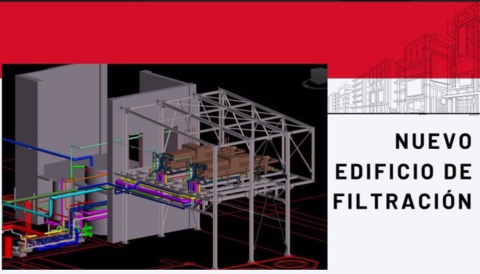 Imagen facilitada por Azucarera sobre el proyecto de ampliación de la fábrica de Miranda