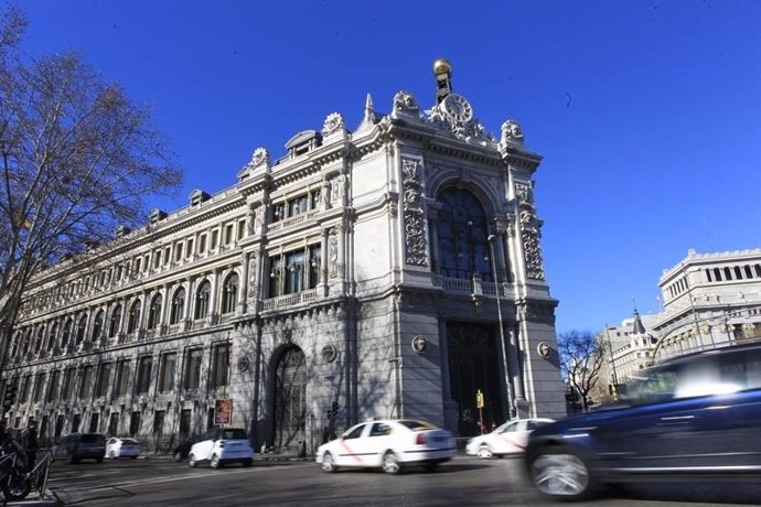 Archivo - Arxivo - Façana de la seu del Banc d'Espanya a Madrid.