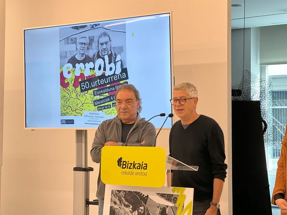 Anje Duhalde y Mixel Ducau, integrantes de Errobi