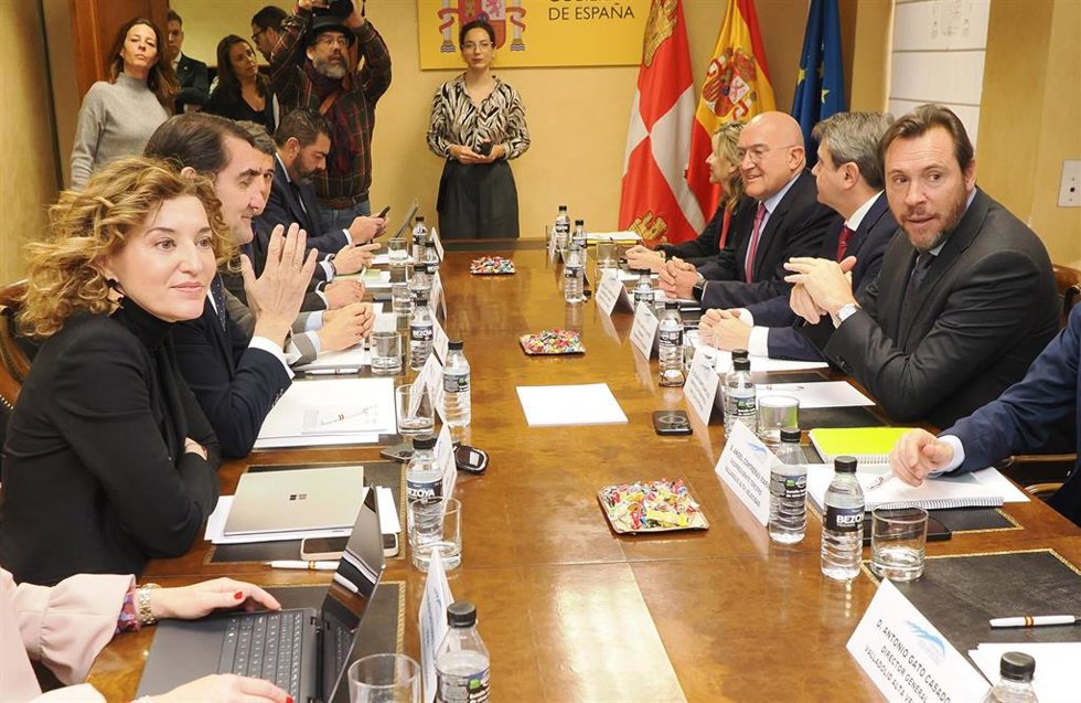 Reunión del Consejo de Administración de la Sociedad Valladolid Alta Velocidad celebrada a finales de febrero de 2024.