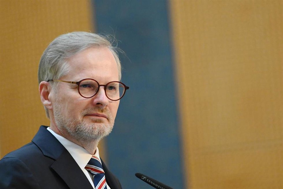 Archivo - El primer ministro de República Checa, Petr Fiala