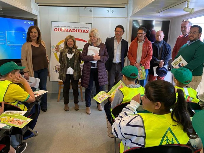 Mercedes Colombo en la campaña Aprende a Crecer con Seguridad.