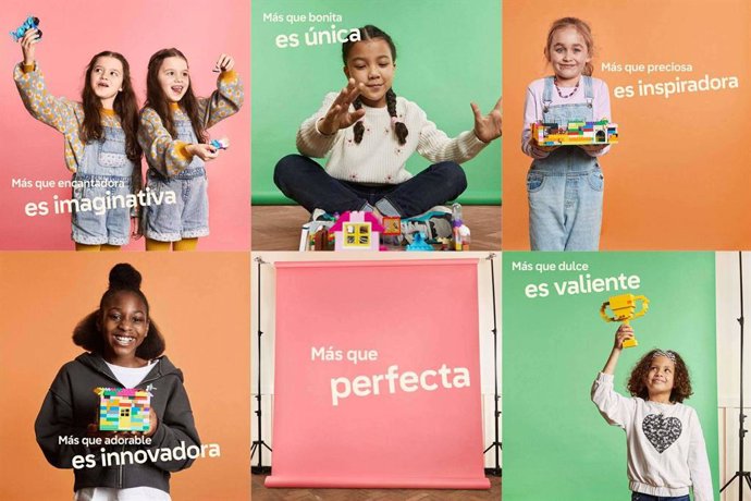 LEGO revela que 3 de cada 5 niñas sienten presión por los mensajes de perfección y prejuicios lingüísticos 