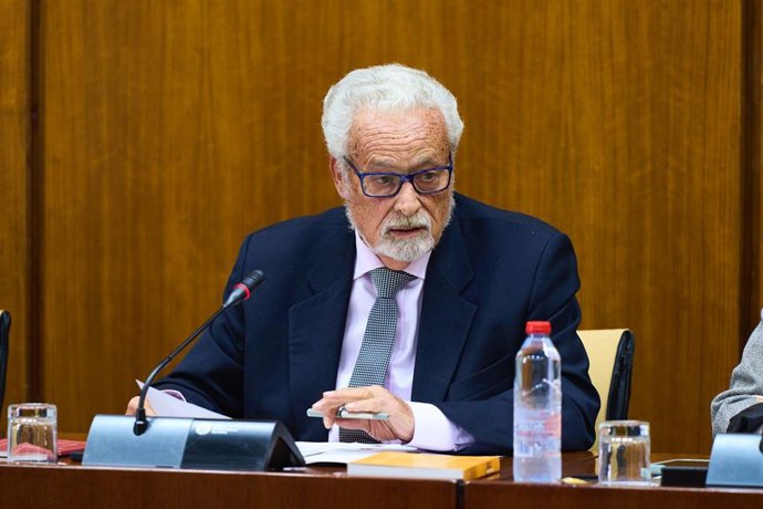 El Defensor de la Infancia y Adolescencia de Andalucía, Jesús Maeztu, en comisión parlamentaria