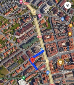 Una persona resulta herida en el incendio de una vivienda en Maliaño