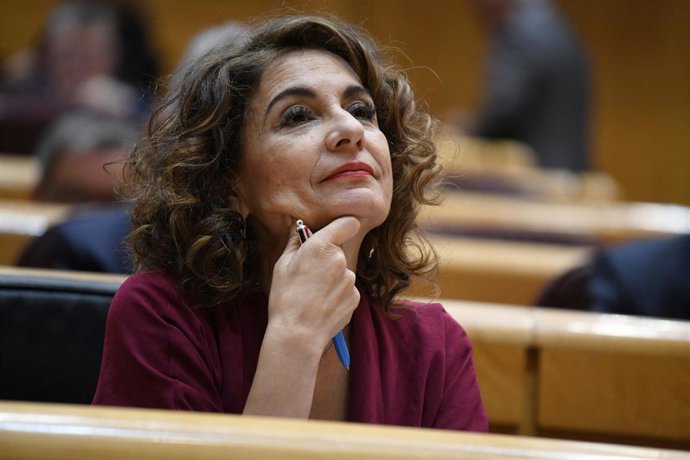 La vicepresidenta primera y ministra de Hacienda, María Jesús Montero. 